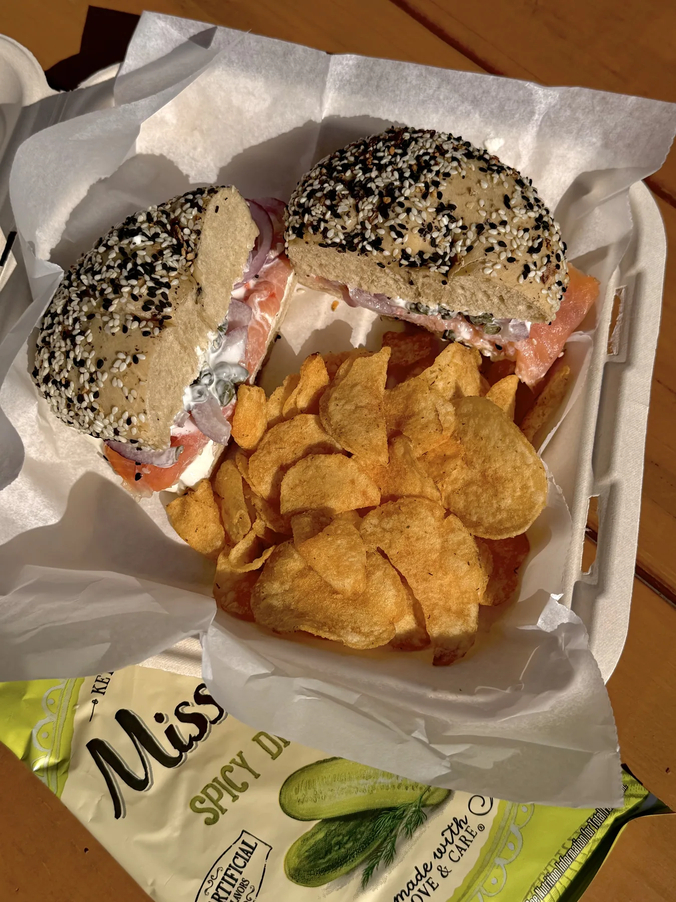 Lunch belongs on a bagel